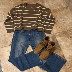 Striped Brown Sweater